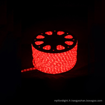 Lumière de corde led ronde 2 fils rouge pour décoration de Noël